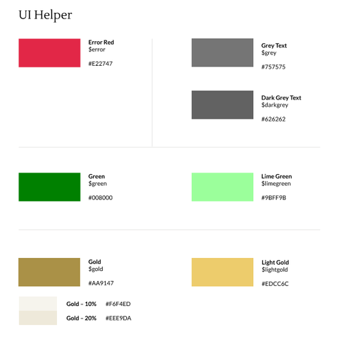 Leesa typography system